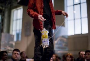 Photo of a FlyingCan in action